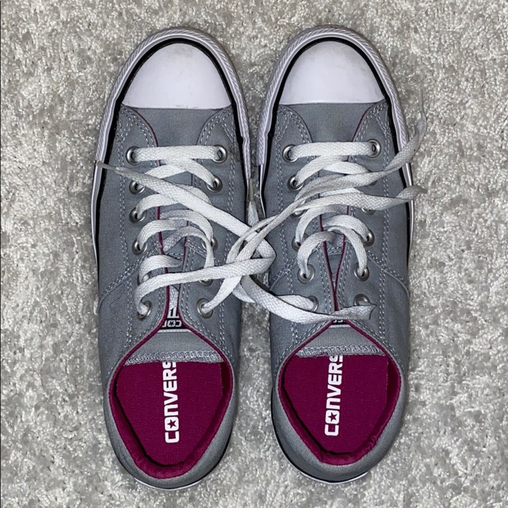 CONVERSE Grey & Red size 8.5